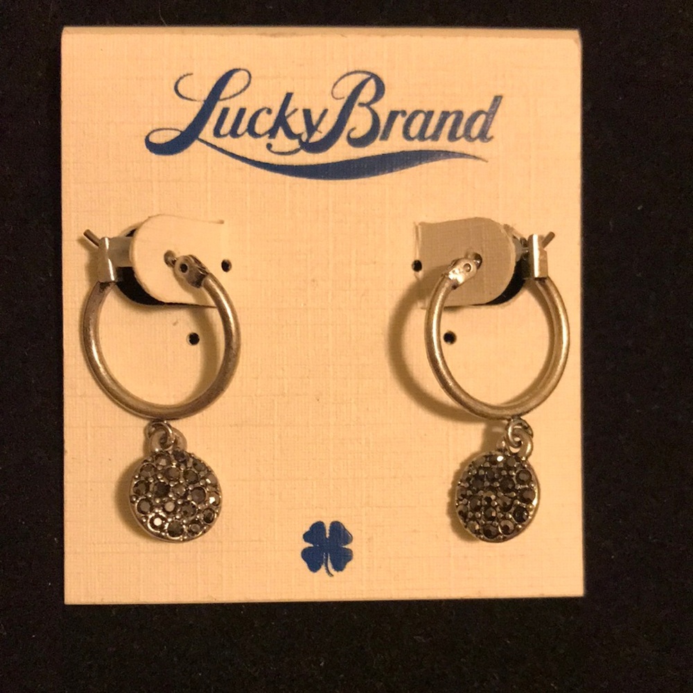 Lucky Brand marcasite earrings